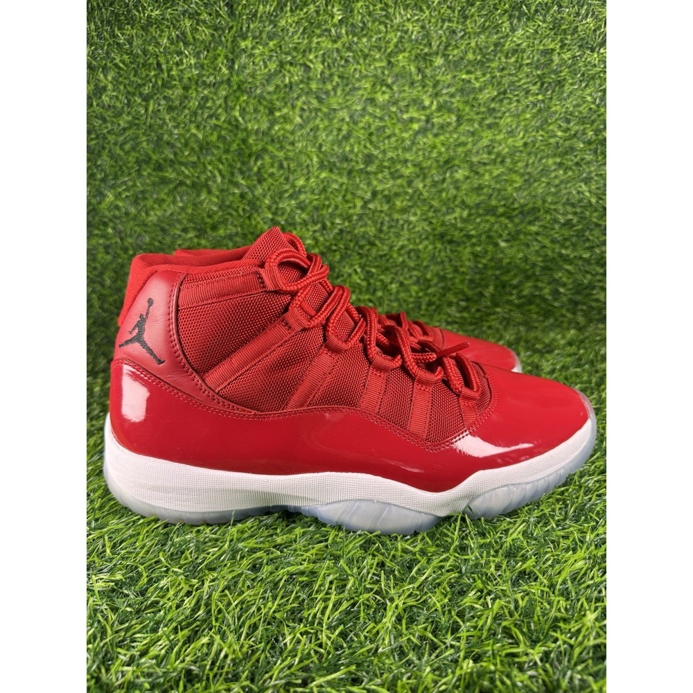 NIKE AIR JORDAN 11 XI RETRO WIN LIKE 96 CHICAGO GYM RED 378037-623, Sz 12